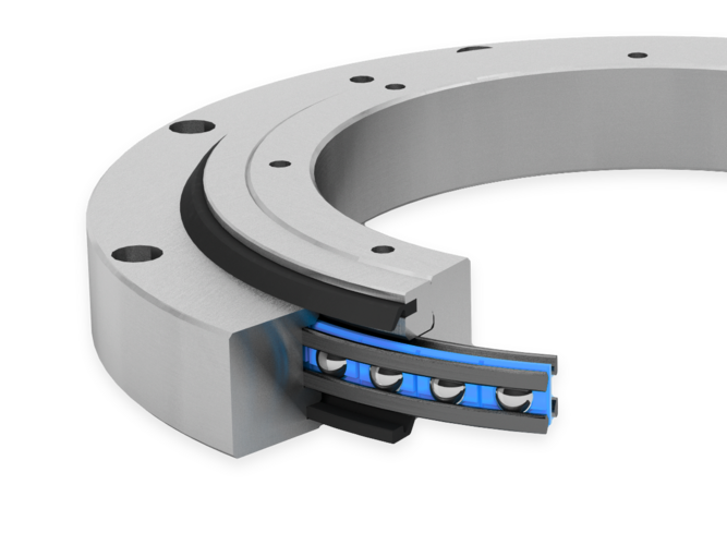 Wälzlager als Drehverbindung Typ LVA