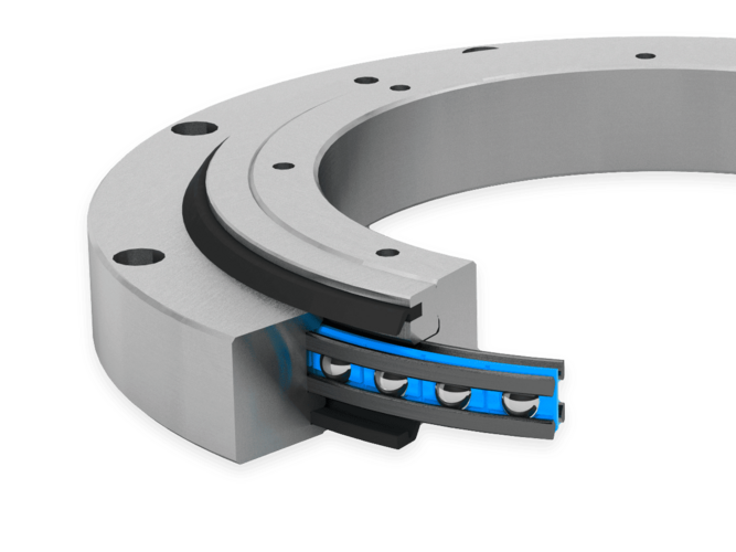 Wälzlager als Drehverbindung Typ LVA